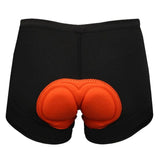 Unisex Black Bicycle Underwear Shorts with Padding - Activity Gear