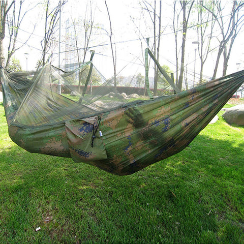 Portable Single-person Hammock with Mosquito Net - Activity Gear